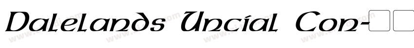 Dalelands Uncial Con字体转换